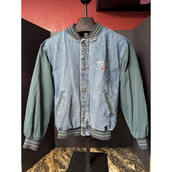 Vintage Genius American Forces Network Jean Denim Jacket. M - Picture 1 of 4